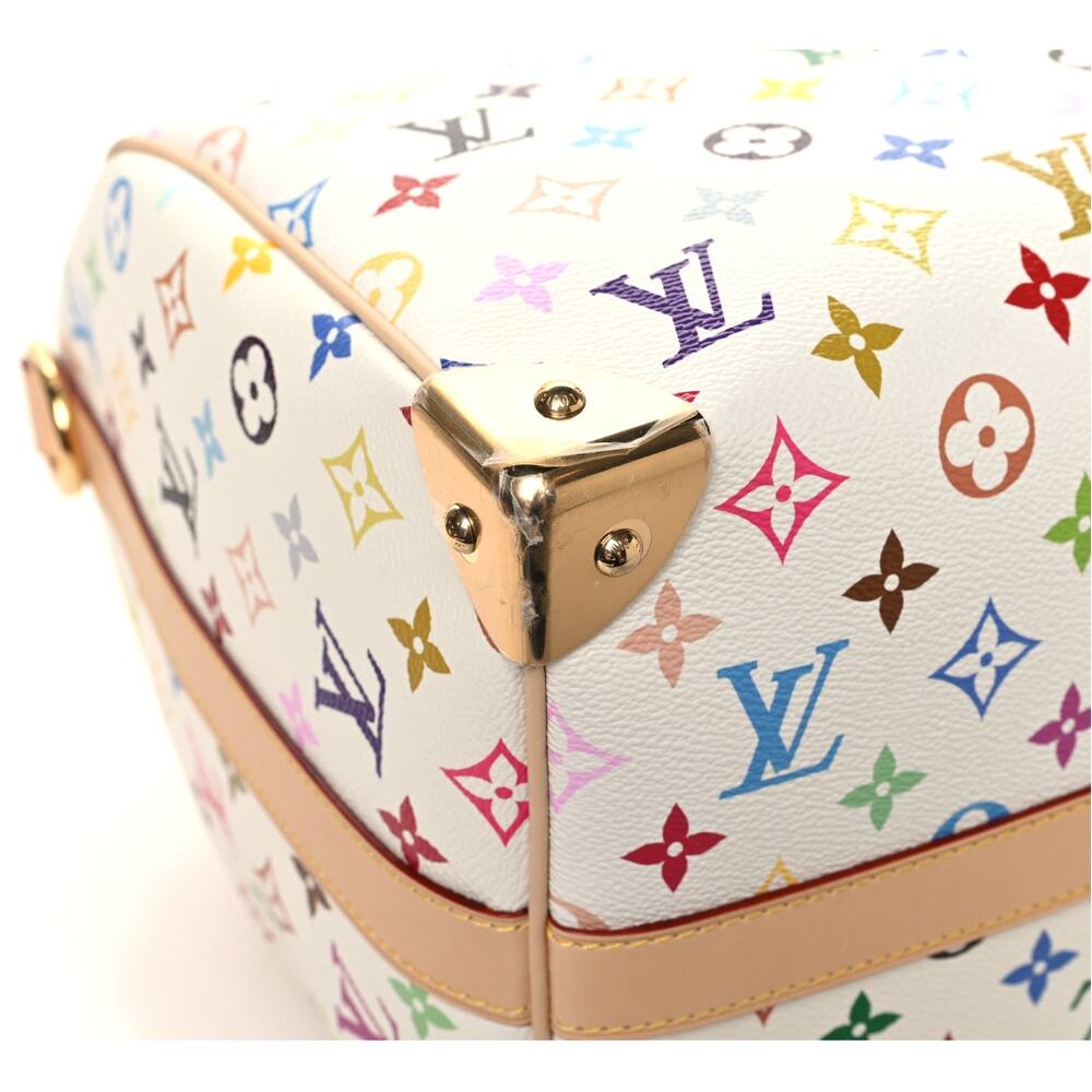 Louis Vuitton Multicolor Keepall Murakami LV X TM Monogram Bandouliere 45 White - Picture 11 of 11